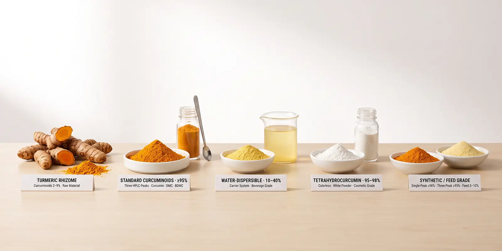 Types of Curcumin